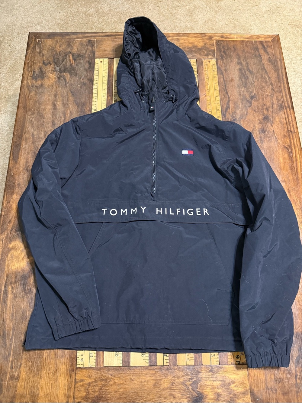 Tommy Hilfiger 3/4 Zip Hooded Windbreaker